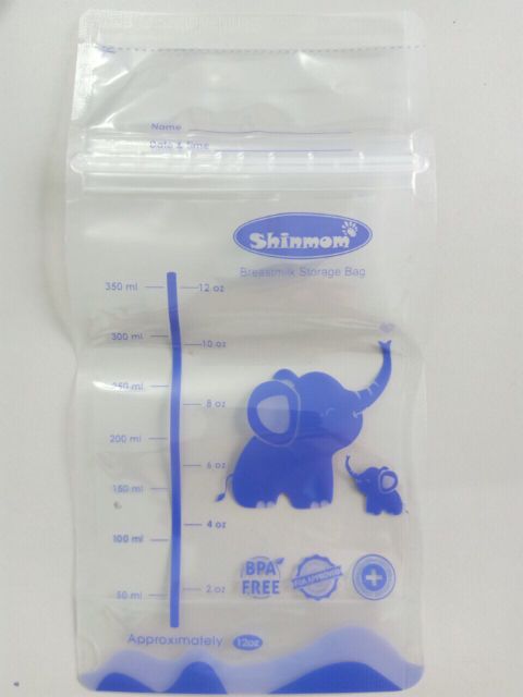 Túi trữ sữa Shinmom 50 miếng 350ml  - 250ml