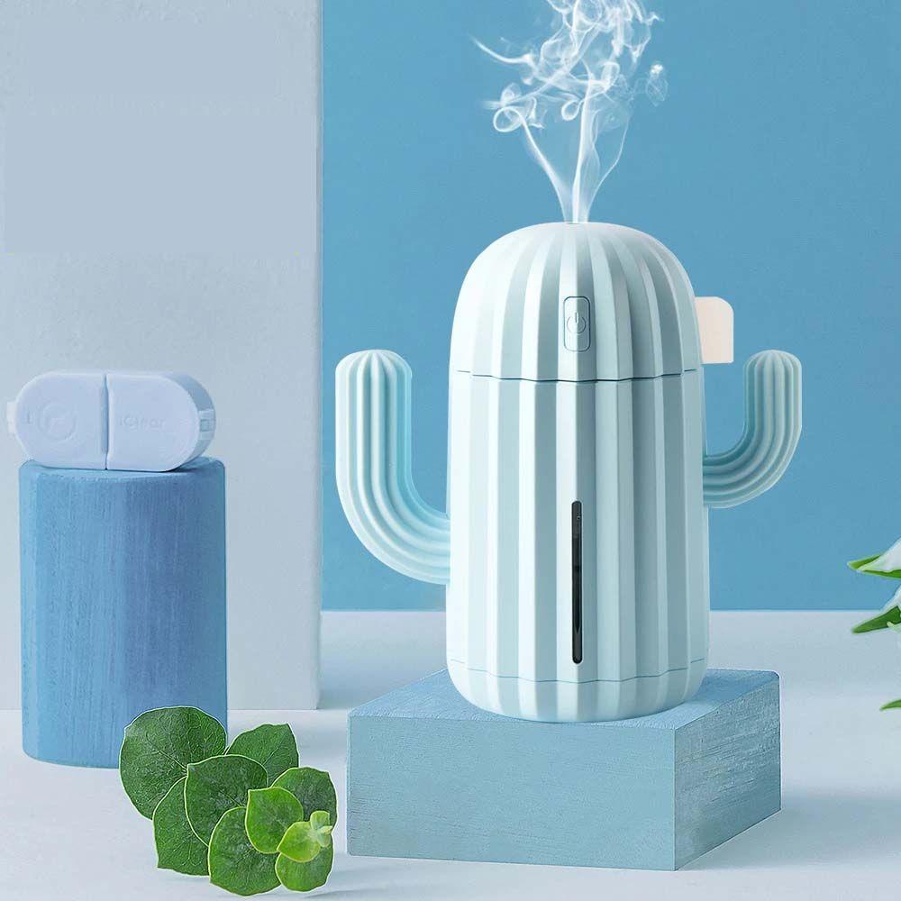 Máy Phun Sương Tạo Độ Ẩm Không Khí Có Đèn LED Kết Nối USB Cho Xe Hơi