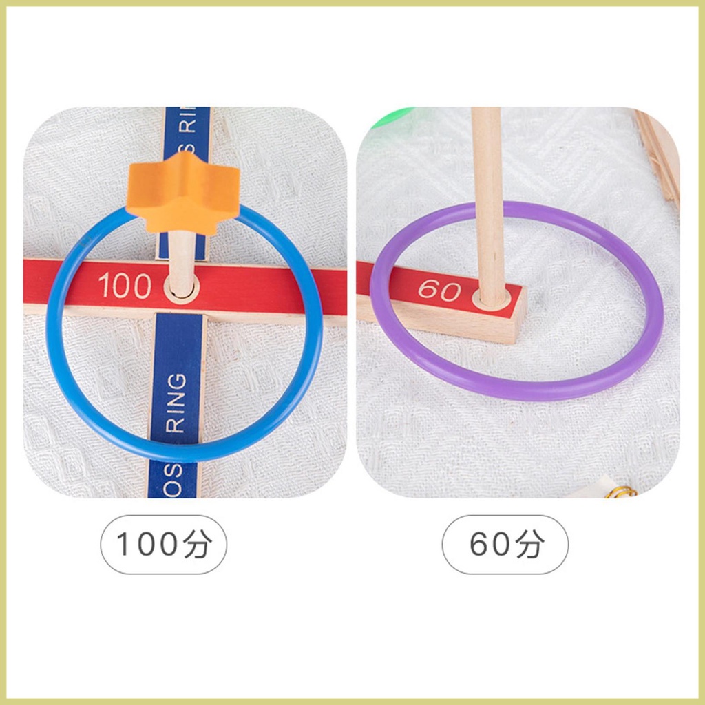 Bộ Trò Chơi Ném Vòng Ngoài Trời / Trong Nhà / Ngoài Trời Siêu Bền Vui Nhộn Cho Người Lớn Và Trẻ Em