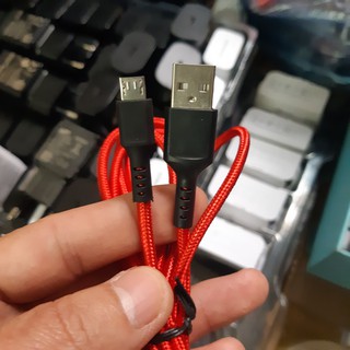 Cáp Dù USB - MICRO GH01, Dài 2m, Sạc Nhanh, Hàng Nhập Khẩu