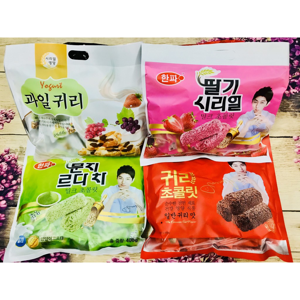 Bánh Yến Mạch Hàn Quốc Premium Quality Organic 400g