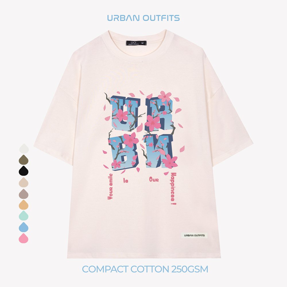 Áo Thun Tay Lỡ Form Rộng URBAN OUTFITS ATO159 Local Brand In Hình ver 2.0 Chất Vải 100% Compact Cotton 250GSM