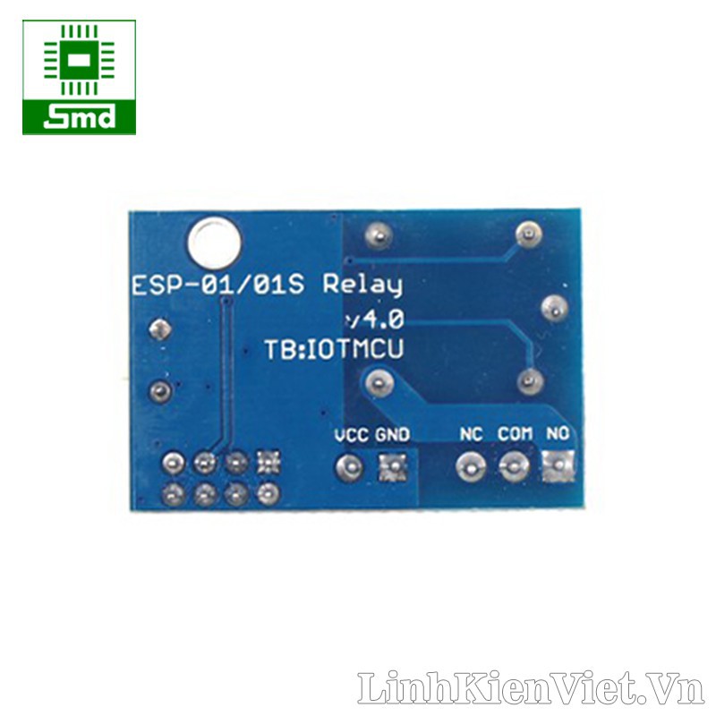 Đế gắn module wifi ESP-01 esp8266 điều khiển kết nối 1 relay 10A