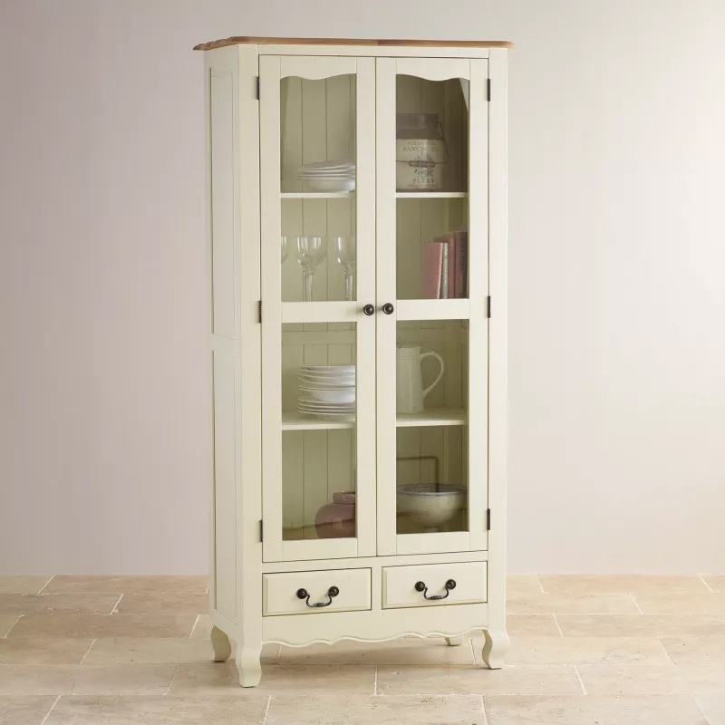 Tủ trưng bày 2 cánh kính Bella gỗ sồi IBIE