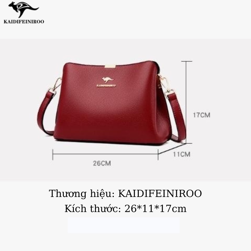 Túi xách nữ đẹp thời trang cao cấp Hàn Quốc công sở KAIDIFEINIROO KF21  Size 26cm