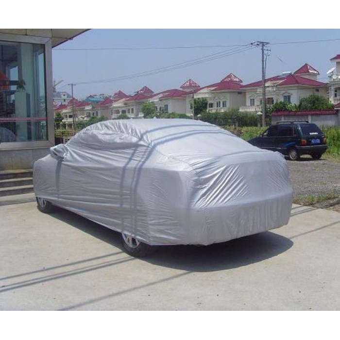 Bạt Phủ Oto Xe Hơi Chống Mưa Chống Nắng tráng bạc Bảo Vệ Cho Ô Tô 4 Chỗ. 5 Chỗ. 7 Chỗ