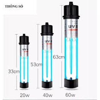 ĐÈN UV 20W DIỆT KHUẨN CHO HỒ CÁ STERILIZATION KING