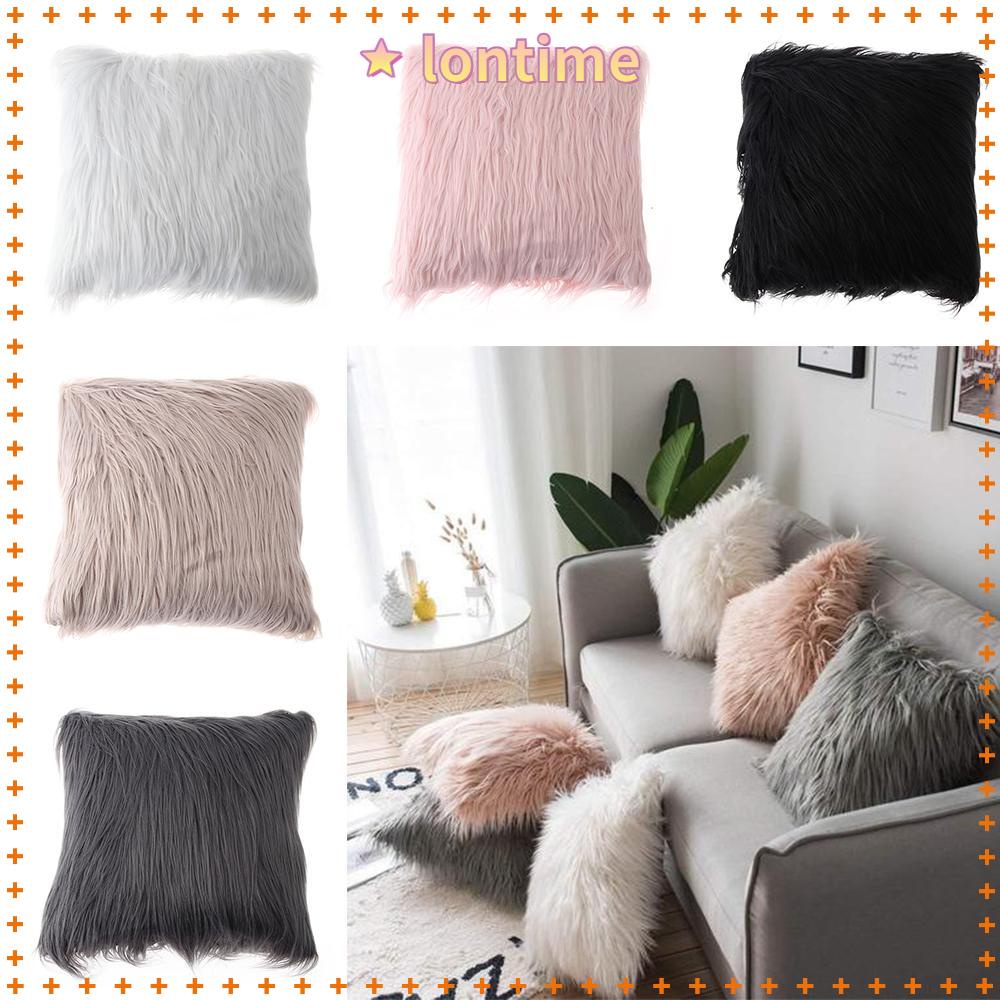 Áo Gối Phối Lông Mềm Mại Kích Thước 17&quot;