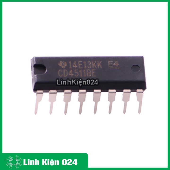 CD4511 - Chân Cắm DIP 16