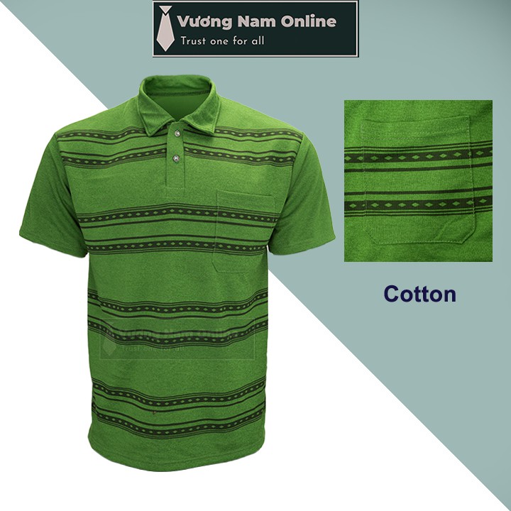 Combo 3 áo thun nam ngắn tay cổ bẻ sọc ngang, giao màu ngẫu nhiên, áo thun nam form rộng size rộng có video | BigBuy360 - bigbuy360.vn