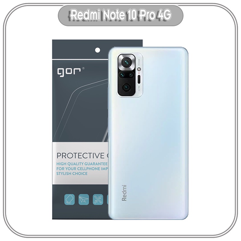 Ốp lưng cho Xiaomi Redmi Note 10 Pro 4G Trong Suốt GOR - Hàng Nhập Khẩu