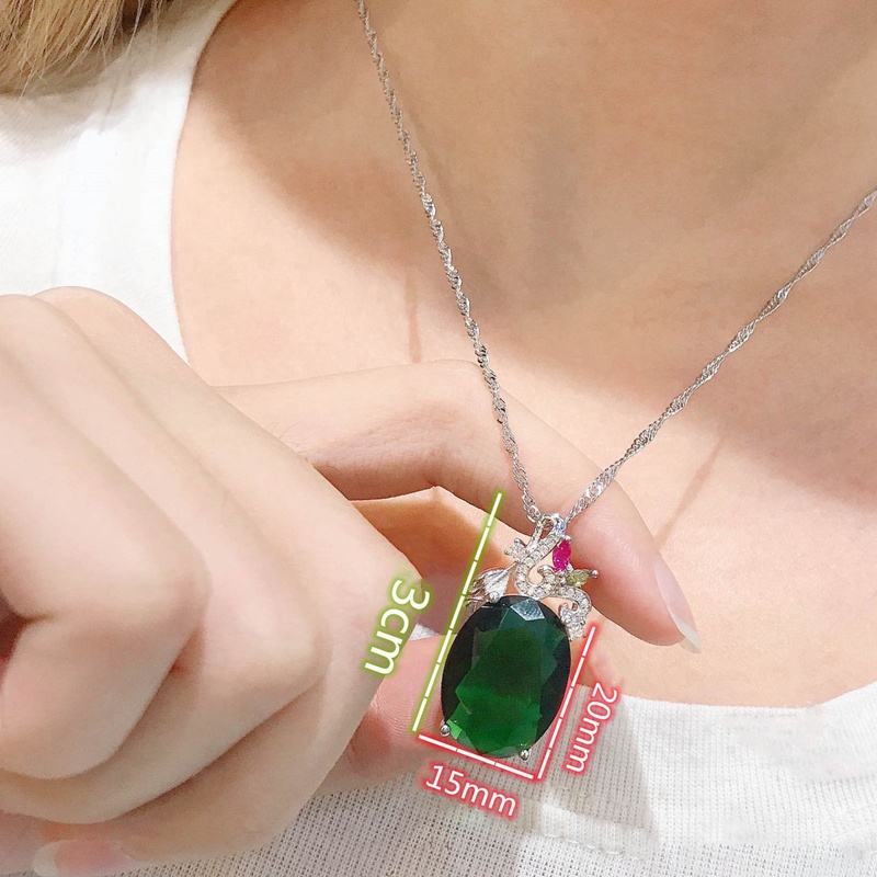 Vòng tay đính đá zircon hình oval AAA thời trang cho nữ