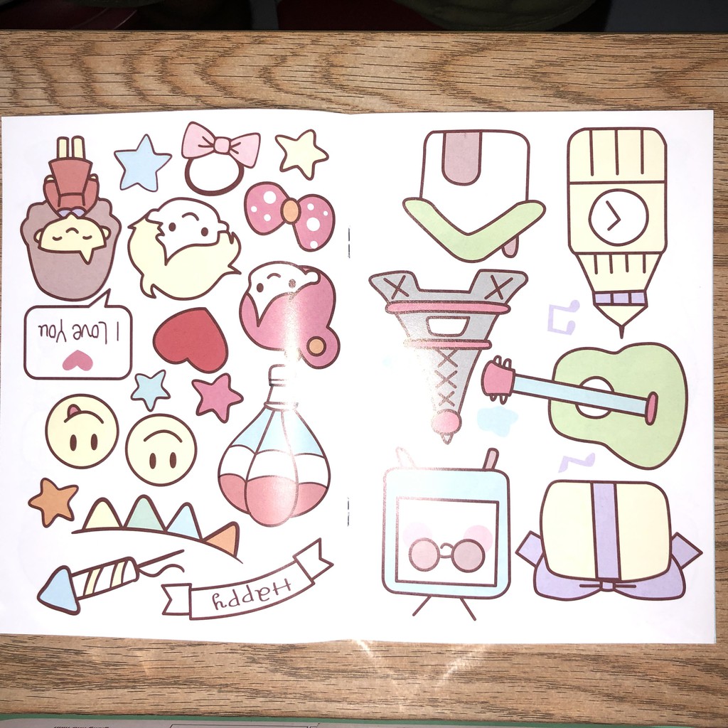 BỘ TRANH VẼ 3D PHÉP THUẬT 09 MÀU 200 HÌNH TẠO THÀNH HÌNH DÁN