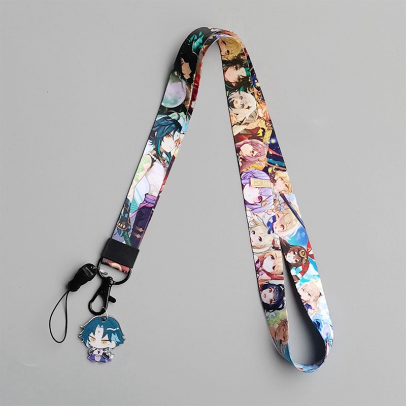 Dây Đeo Cổ Gắn Điện Thoại/Túi Xách Họa Tiết Hoạt Hình Anime Cho Nữ