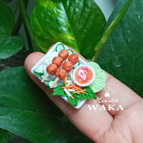 Bún Thịt Nướng Mini 01- Mô hình 1/12