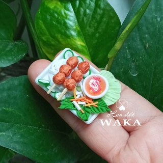 Bún Thịt Nướng Mini 01- Mô hình 1/12