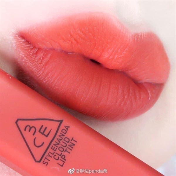 Son Kem Lì 3CE Cloud Lip Tint #Peach Tease cam san hô