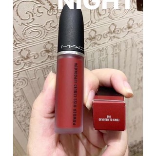 Son kem lì M.A.C 𝑷𝒐𝒘𝒅𝒆𝒓 𝑲𝒊𝒔𝒔 𝑳𝒊𝒒𝒖𝒊𝒅 991 đỏ gạch