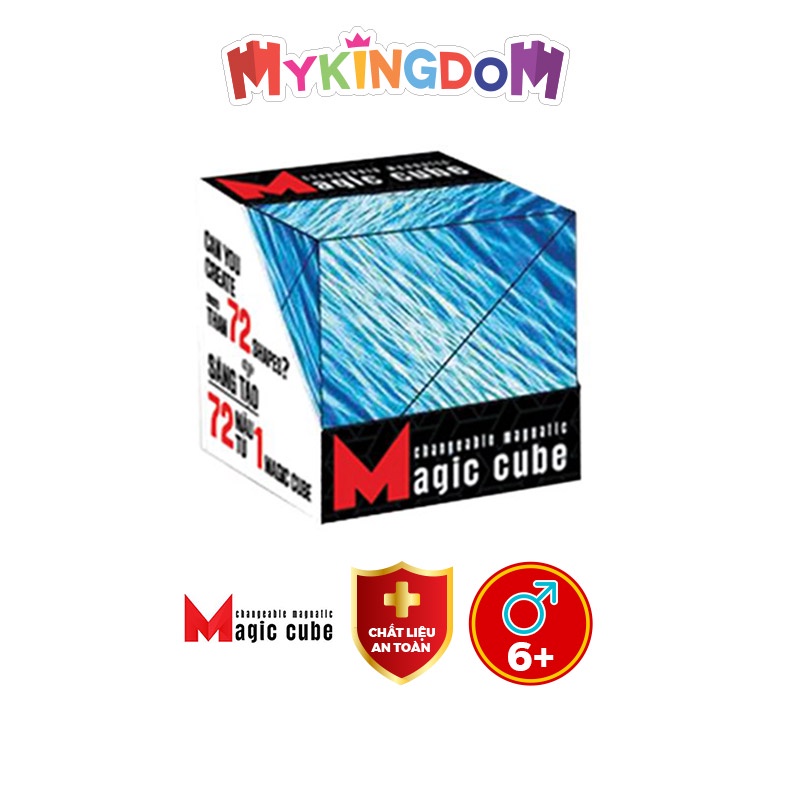 Đồ Chơi CHAMPION GAMES Khối Lập Phương Ma Thuật Họa Tiết Xanh Biển Gợn Sóng Magic Cube MC01/OCE