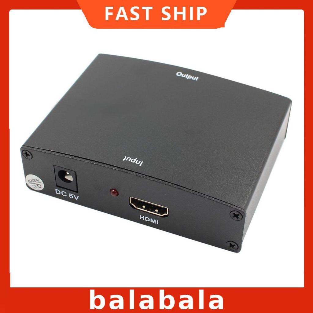 [BL]HDMI-compatible To 5RCA RGB Component YPbPr Video +R/L Audio Adapter Converter