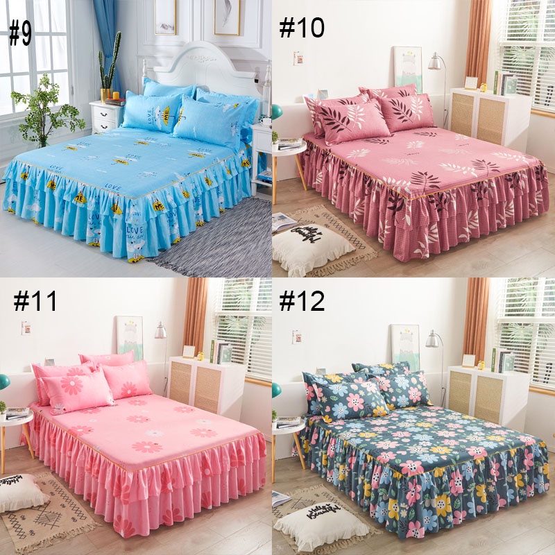 Bộ ga giường 3 trong 1 kích thước 150*200cm/180*200cm/200*200 | BigBuy360 - bigbuy360.vn