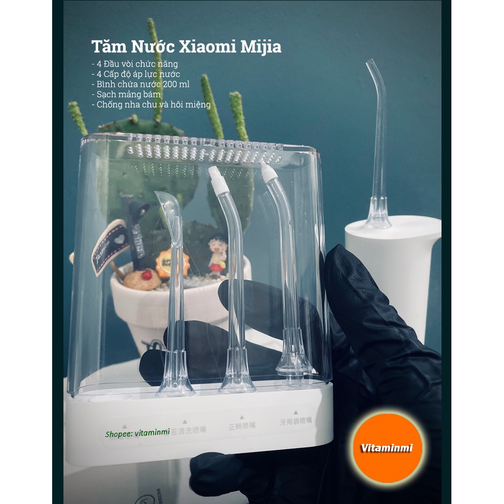 Tăm Nước Xiaomi Mijia Flosser - Review Máy Xịt Vệ Sinh Răng Miệng Model 2020 - TRẮNG