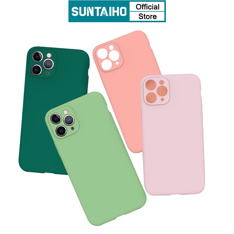 SUNTAIHO Frosted Matte Solid Color Soft TPU Phone Case For Apple Iphone 12 mini 11 Pro Max XR XS Max XS 6 7 8 Plus | BigBuy360 - bigbuy360.vn