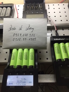 Pin 18650 panasonic 3400mAh mới 100%