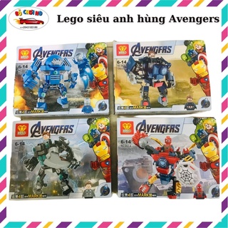 Đồ chơi xếp hình marvel, đồ chơi lắp ráp avengers, xếp hình siêu anh hùng mẫu mới 2022 (122pcs-145pcs)