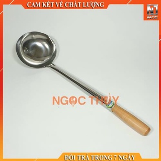 Vá xào cán gỗ chuyên dùng cho bếp công nghiệp