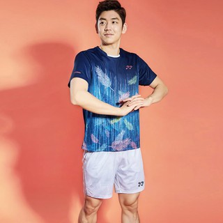 Áo cầu lông nam Yonex 2006 ( trắng - đen )