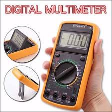 Đồng Hồ Đo Vạn Năng Digital Multimeter màu vàng