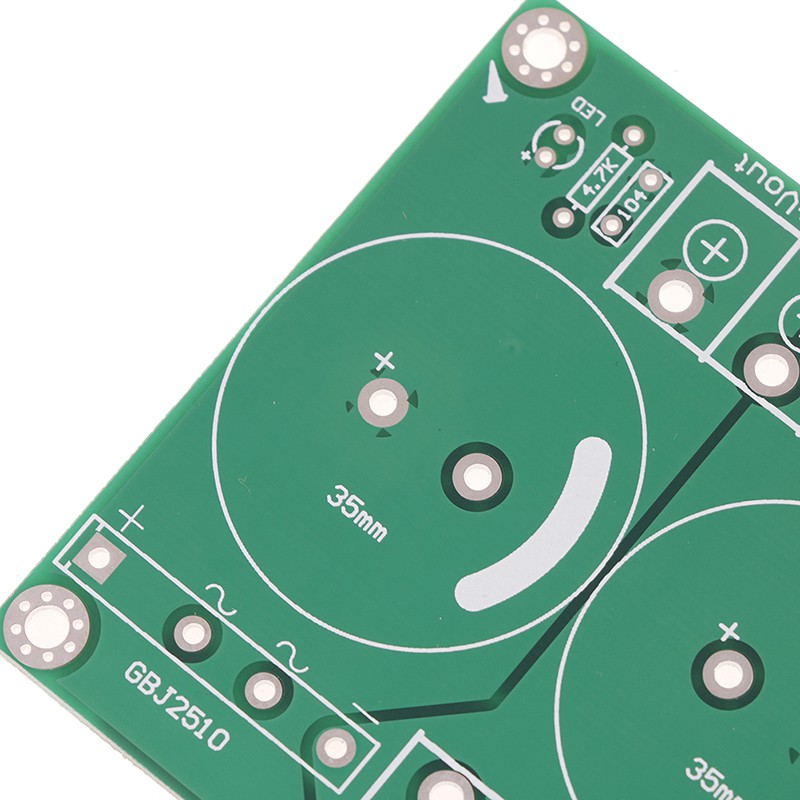 Bảng mạch chỉnh lưu pcb khuếch đại âm thanh AC-DC đơn 25A