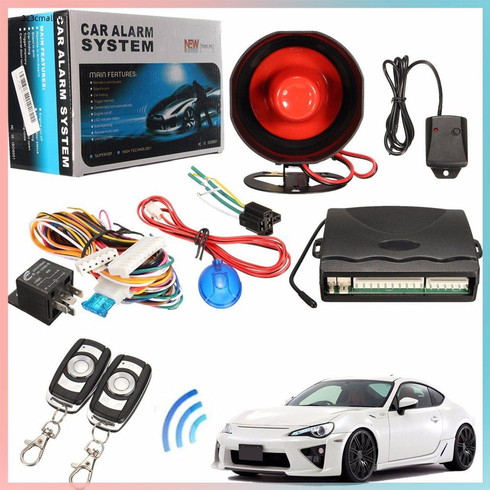 ⚡chất lượng cao⚡Car Alarm Protection Burglar System Keyless Entry Siren With Remote Control | BigBuy360 - bigbuy360.vn