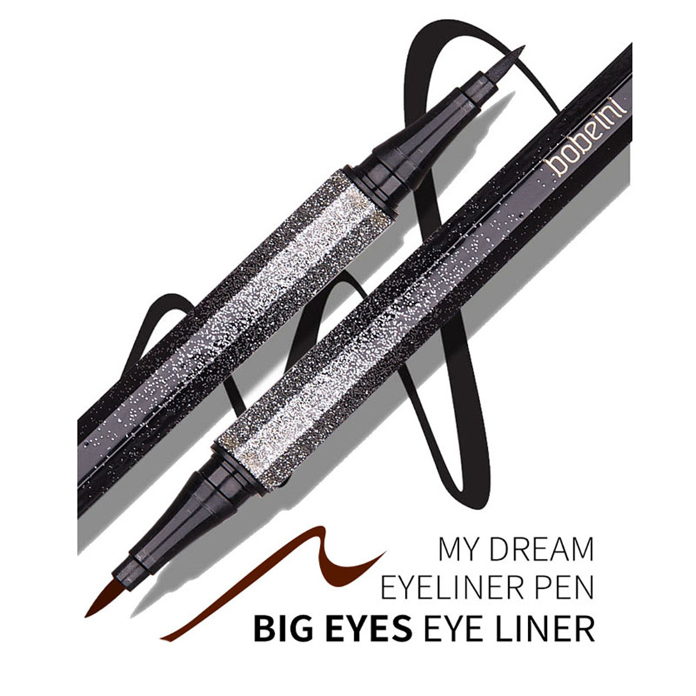 [sweet] 1pc woman Waterproof Sweatproof Long-Lasting Starry Sky Smudging Eyeliner pen for beginner