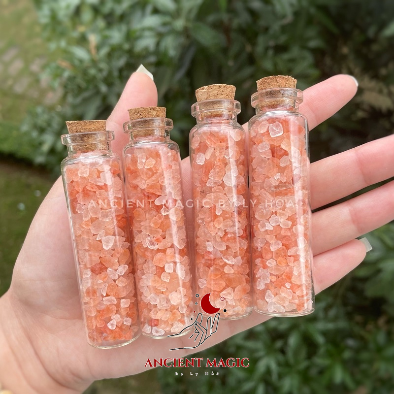 Lọ MUỐI HỒNG HIMALAYA (Pink Salt) thanh tẩy năng lượng (dùng cho Witchcraft) | Ancient Magic by Ly Hỏa