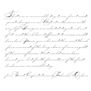 Tập 60 mẫu câu luyện viết calligraphy - mẫu chữ Spencerian