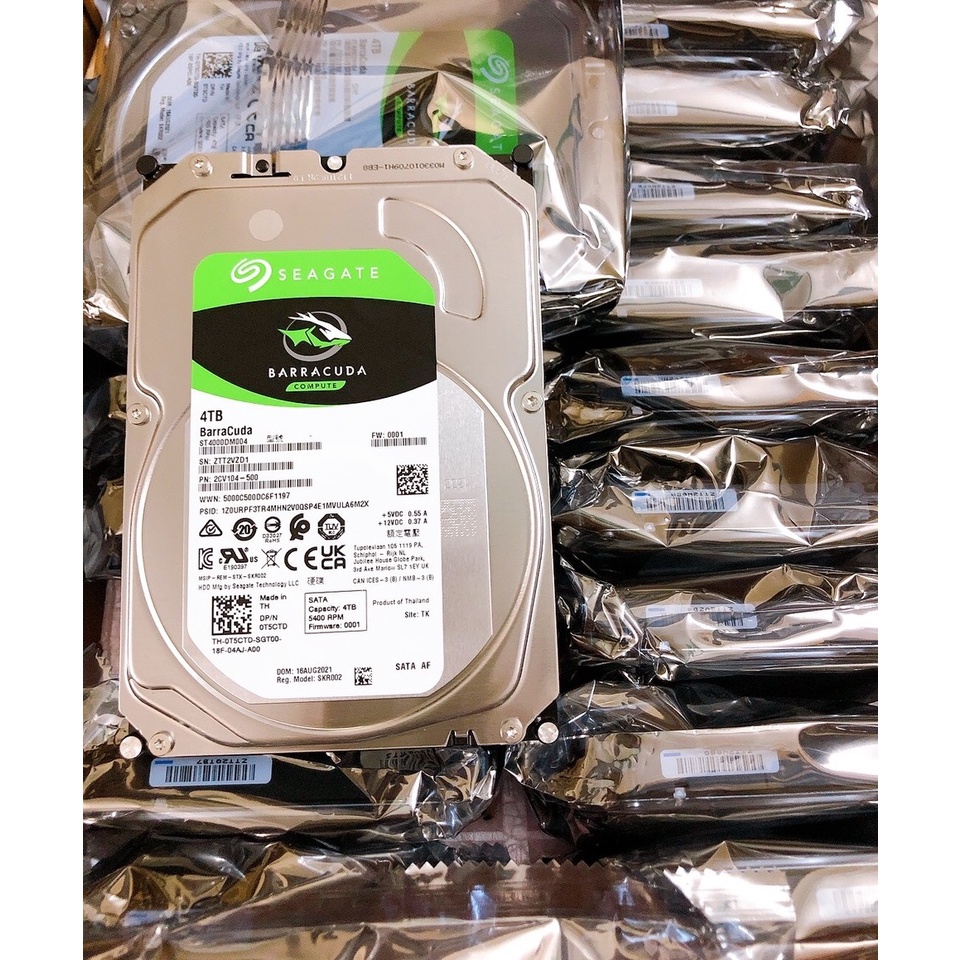 Ổ Cứng Seagate Barracuda 4TB 3.5 inch Chính Hãng - Mới Bảo hành 24 tháng