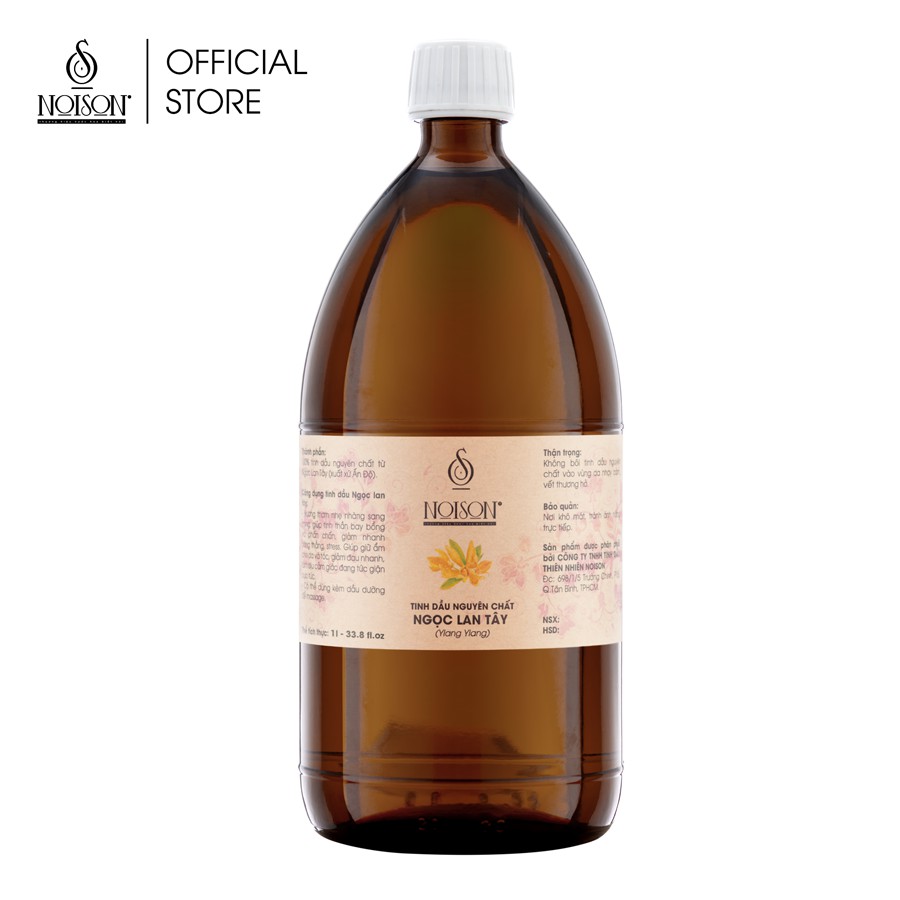 Tinh dầu Ngọc Lan Tây Noison 1 LÍT | Ylang Ylang Essential Oil | Nhập khẩu Ấn Độ