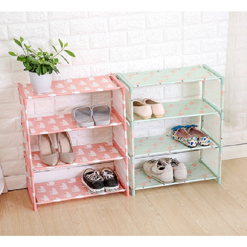 KỆ GIÀY 4 TẦNG HOA VĂN