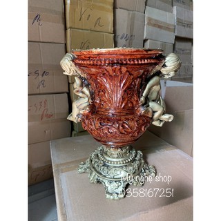 Bình hoa composite, decor, trang trí, tân gia, bình hoa giả, cao cấp mã TT3 sang trọng