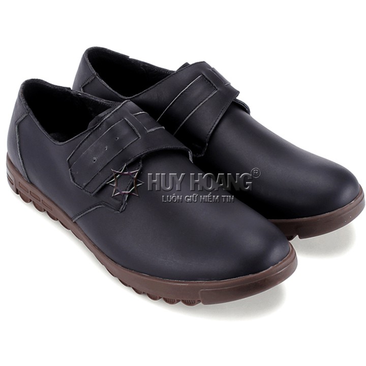 Giày da nam thời trang màu đen PH7713