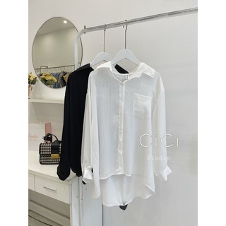 Sơmi lụa gân CICISTUDIO