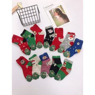 VỈ 10 ĐÔI TẤT NOEL CHO BÉ