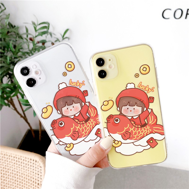 Ốp lưng iphone Roro Fish trong 5/5s/6/6plus/6s/6splus/7/7plus/8/8plus/x/xr/xs/11/12/pro/max/plus/promax/mini/shin t36