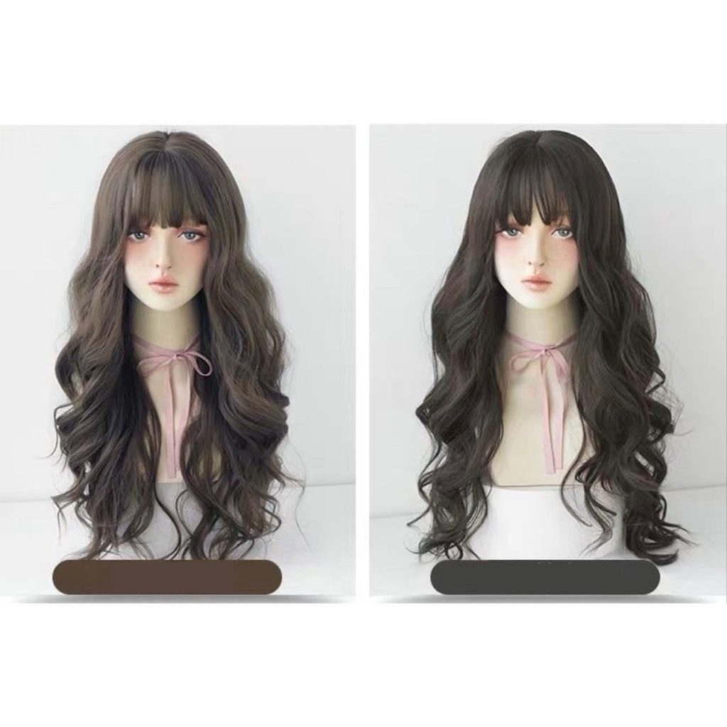 Tóc giả nguyên đầu ❤️KOTY BEAUTY❤️ tóc giả cả đầu xoăn lơi dài cho nữ TG69