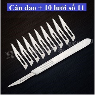 10 Lưỡi dao số , dao mổ khám dao dán tem 11 | 23