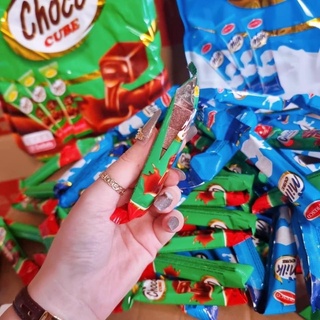 1 Bịch 50 Gói Kẹo Choco Cube (mỗi thanh 5 viên tổng gói 100 viên)