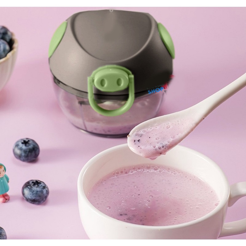 Máy xay tỏi ớt, hình con heo cầm tay mini