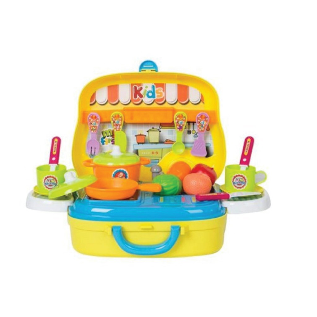 Hộp bếp nấu ăn hình ô tô Toys House 008-915/919 phát triển năng khiếu nấu ăn cho bé.